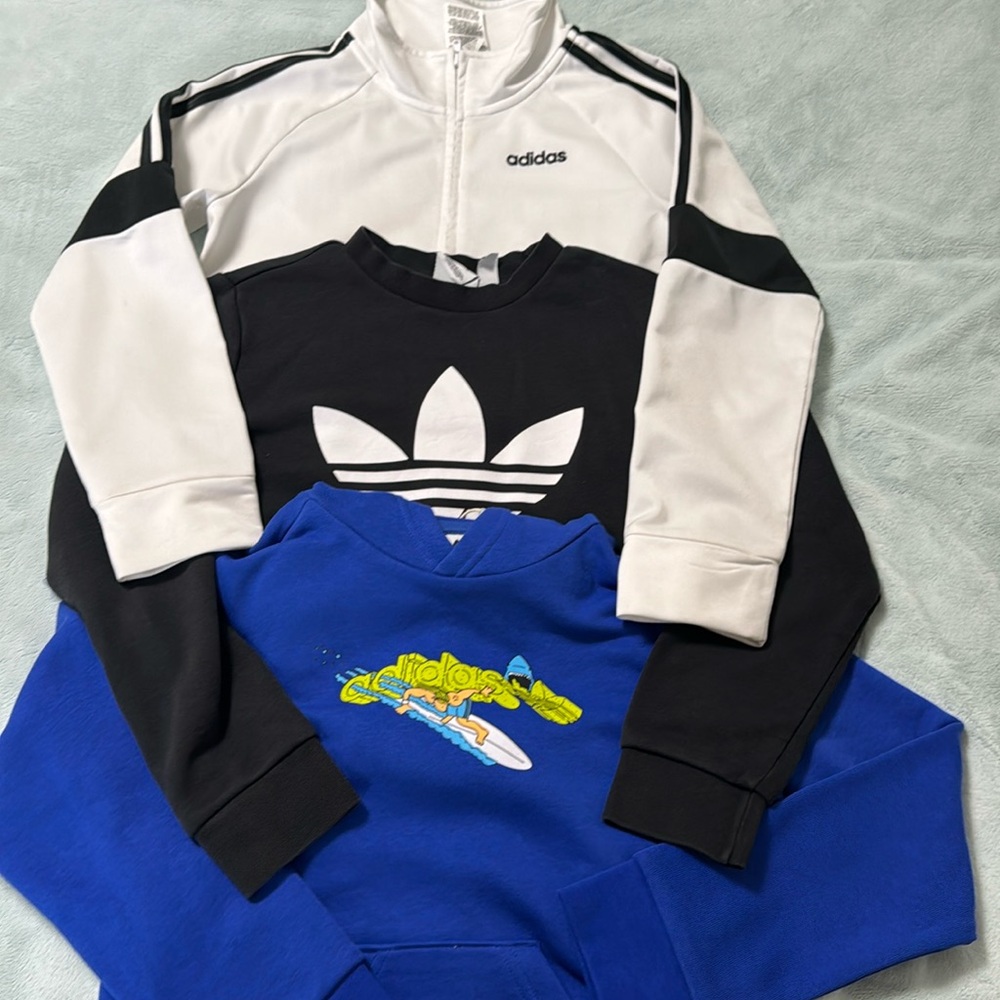 Adidas hoodies 3 pieces boys